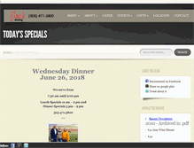 Tablet Screenshot of joesdining.com